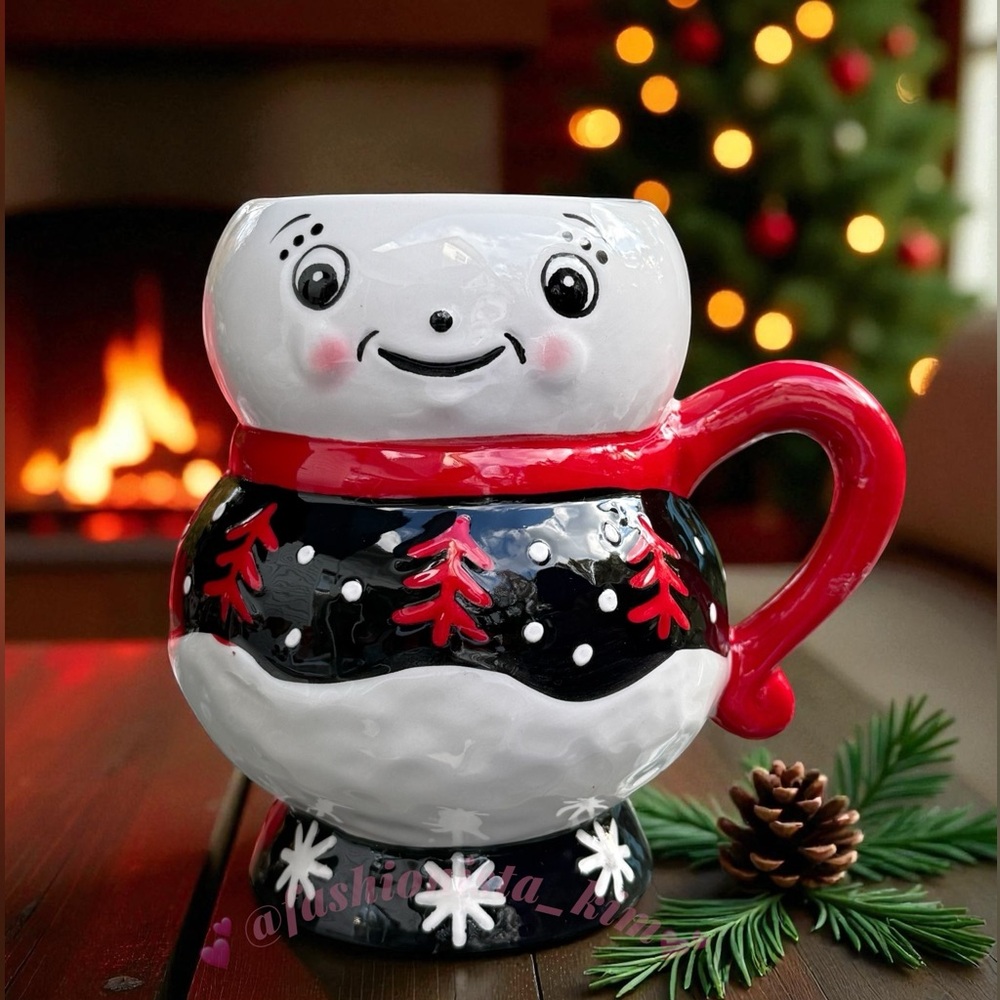 Johanna Parker Snowman Mug NWT